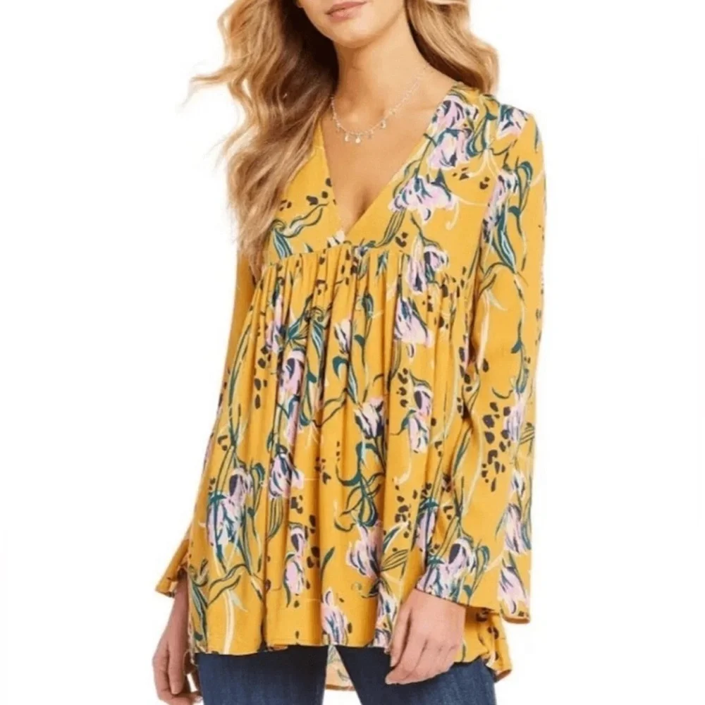 Bella Floral Tunic — Free People – Size XS